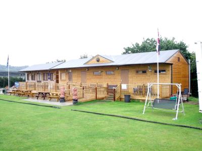 Pic 27. 15.0m x 4.8m Cricket Pavilion & 9.0m x 4.2m Changing Rooms with 2 layer torch-on felt